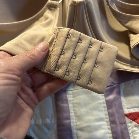 Jockey Bra Size 42B Nude Beige Cushion Comfort Underwire Full Coverage 3967 - Picture 5 of 8